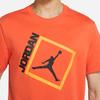 Jordan Jumpman Box SS Casual Sport Breathable Letter Short Sleeve T-Shirt Men Tops Orange DA9901-803
