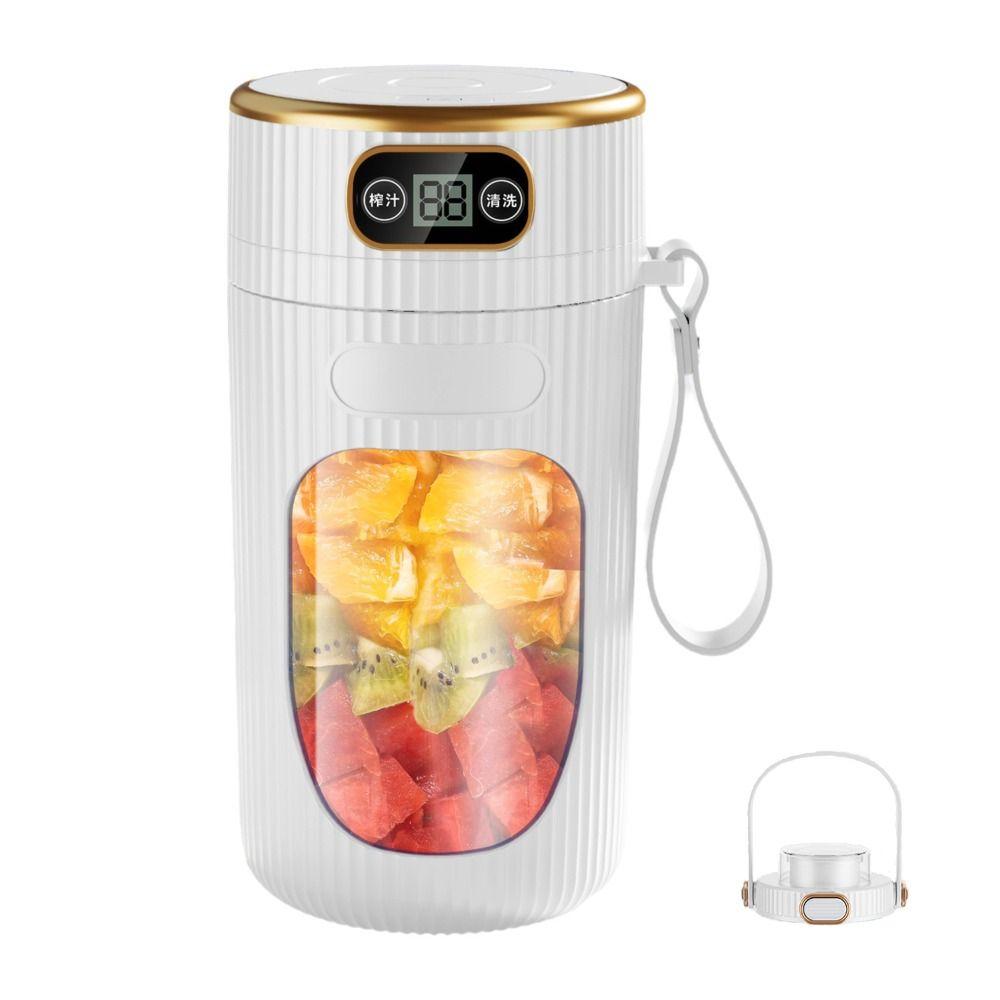Portable Electric Juicer LED Digital Display Smoothie Blender Fruit Juicer Cup  Fruit and Vegetable