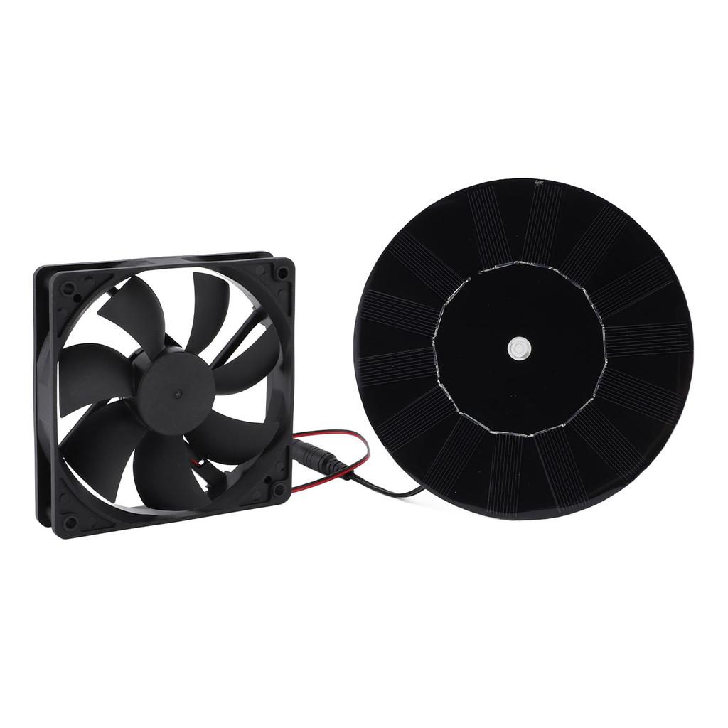 Solar Powered Exhaust Fan 10W 16CM Monocrystalline Silicon Solar Panel Ventilation Exhaust Fan Kit f