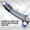 Penis Condom Extender Time Delay Vibrator Male Enlarger Cock Ring Vibrating Penis Condom Reusable Male Erotic Products
