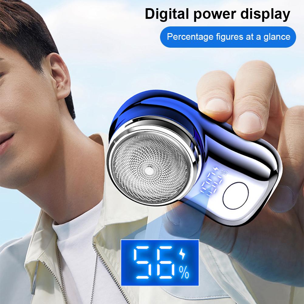 Portable Electric Shaver USB Rechargeable Shaver Electric Razor Pocket Travel Shaver Gifts for Men/Father/Husband/Boyfriend
