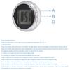 Mini Motorcycle Clock/Stick-on Waterproof Electronic Watch Moto Digital Clock With Stopwatch/For Moto Decoration Accessories