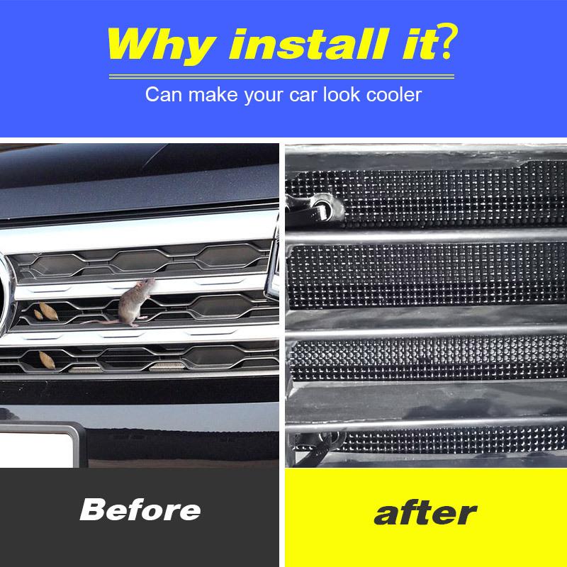Anti-Dust Car Front Grill Insect Nets Protect Screen Mesh Covers Stainless Steel Decoration Accessories For Honda CRV C-RV 2021