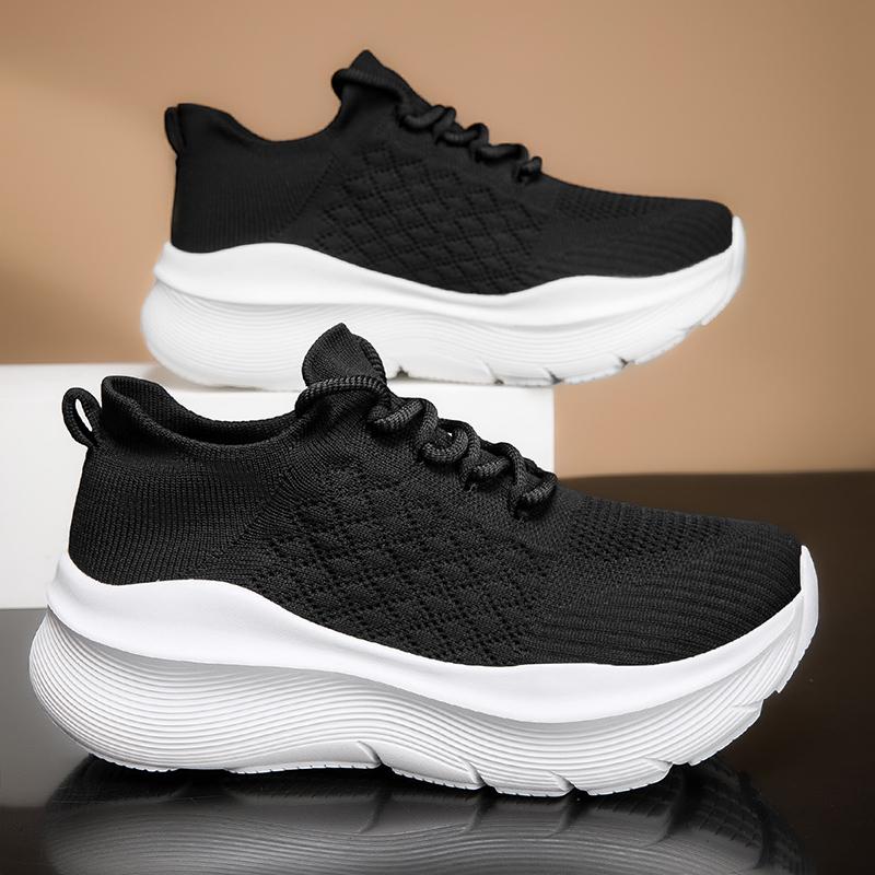 Men's New Casual Sports Mesh Summer Outdoor Soft Sole Comfortable Lace-up Large Size Running Anti Slip and Wear-resistant Shoes