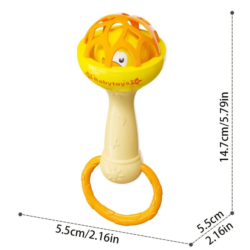 3/1pcs Baby Toddler Double-headed Hand Rattles Soothing Hand Grip Rattles Playthings Infant Rattle Infant Nibbling Playthings Infant Playthings