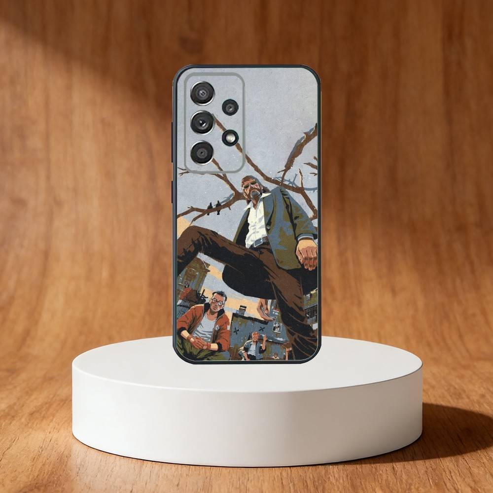 

Game D-Disco E-Elysium Phone Case For Samsung S25,S24,S21,S22,S23,S30,Ultra,S20,Plus,Fe,Note,10,9,5G Black Cover Samsung S235G