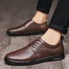 Fashion New Brand Men's Shoes Genuine Leather Casual Shoe Handmade Business Oxfords Men Classic Office Dress Footwear Fashion Man Flats