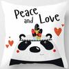 Cute Animal Print Square Pillowcase Home Decoration Car Sofa Cushion Cover