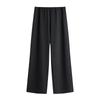 Plus Size Women's Elastic Waist Straight-Leg Spring Trousers - Versatile Loose Fit Pants for Casual Wear