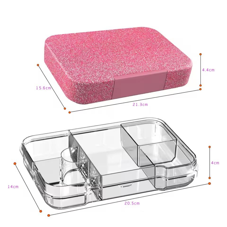 Contenitore termico per il pranzo portatile sigillato per bambini, contenitore per alimenti per la scuola, contenitore per alimenti isolato Bento Box
