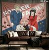 Spy Family Wall Tapestry Aesthetic Wall Hanging Printed Fabric Blanket Decorative Tapestries For Bedroom Living Room Home Decor