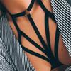 Europäischer & Amerikanischer Stil Sexy Harness Strappy BH Dessous - Ausgeschnittener Layer Flirtendes Nachtclub-Westchen