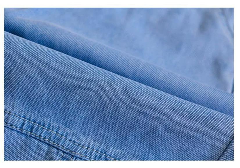 Kids' Tencel Denim Mosquito-Repellent Pants - Boys' Loose, Soft, Elastic Long Summer Pants with Sun Protection