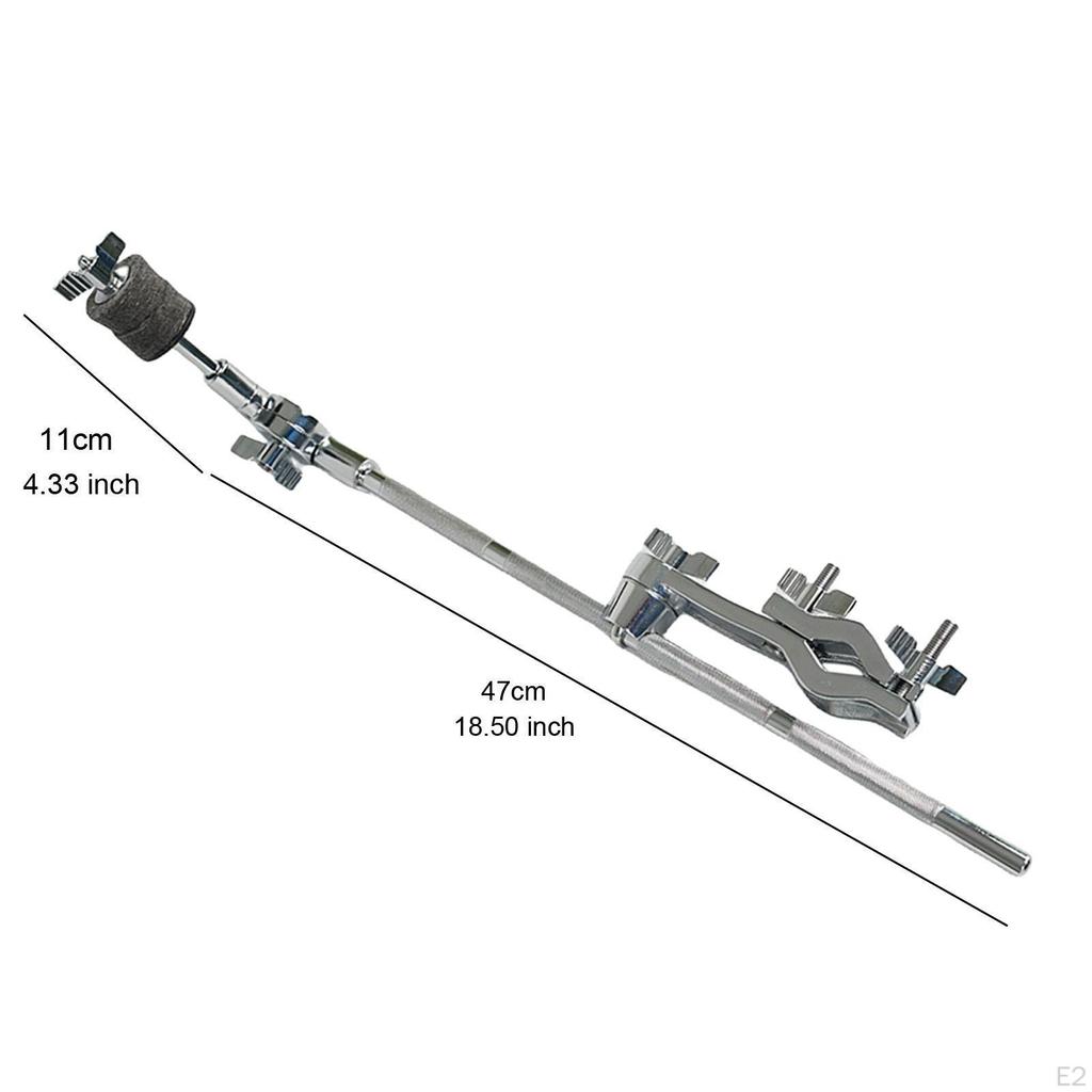 Drum Cymbal Extension Clamp with Felt Pad Musical Instrument Accessory Parts Arm
