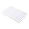 Organizer Storage Box 3 Grids Multifunctional With Cover Space Saving Jewelry