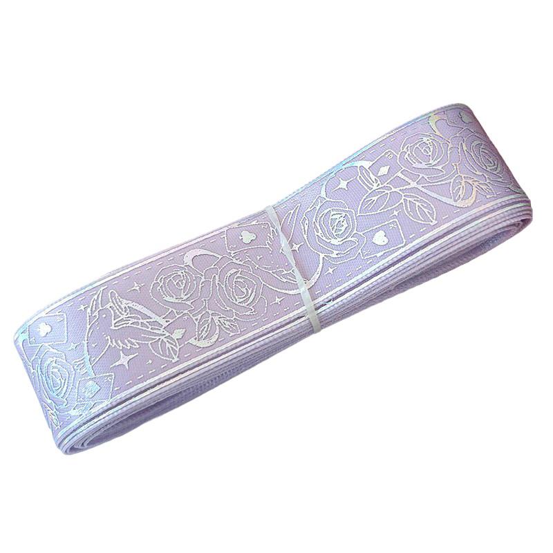 

2,5 см*4,5 м/рулон лазерный узор головной убор шляпа упаковочные ленты одежда Лолита несколько цветов DIY упаковка подарочная коробка 14 цветов