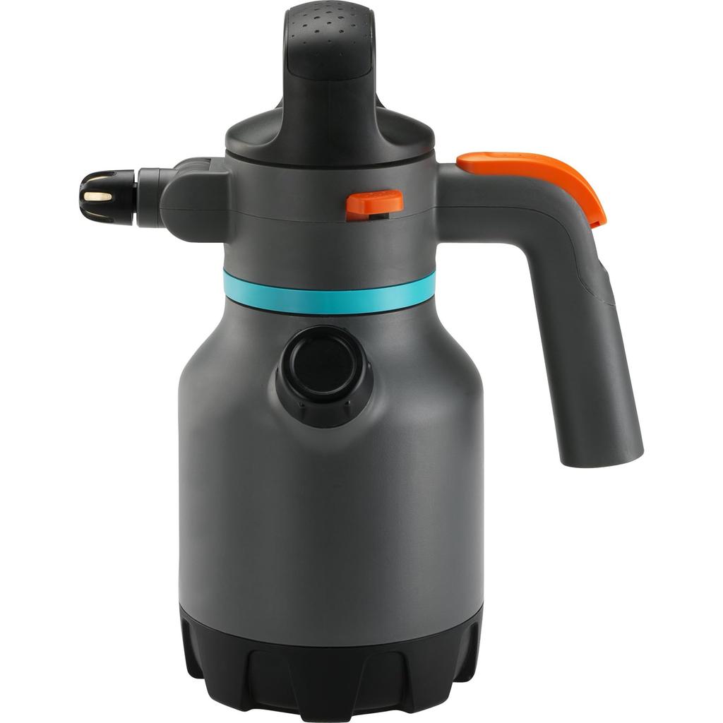 GARDENA Pressurized Mist Spray Function Even At an Brass Switchable Spray German Gardening Perfect for Garden Sprayer, 1.25L, 360° Angle, Nozzle,