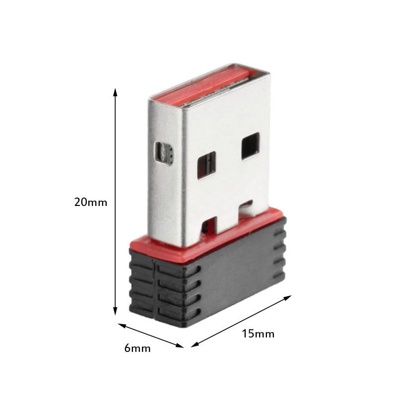 Mini Récepteur de Signal WiFi USB Sans Fil 150M 802.11n