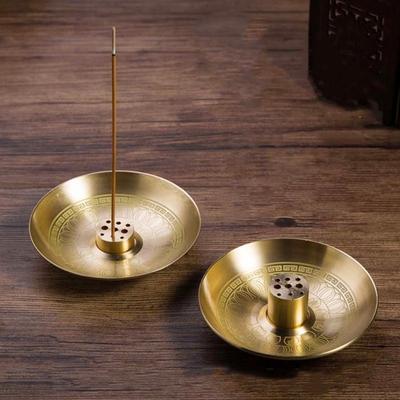 Stand Base 9 Hole Incense Holder Incense Tray Ash Catcher Round Incense Burner Burner Stand Home Fragrance Incense Stick Plate