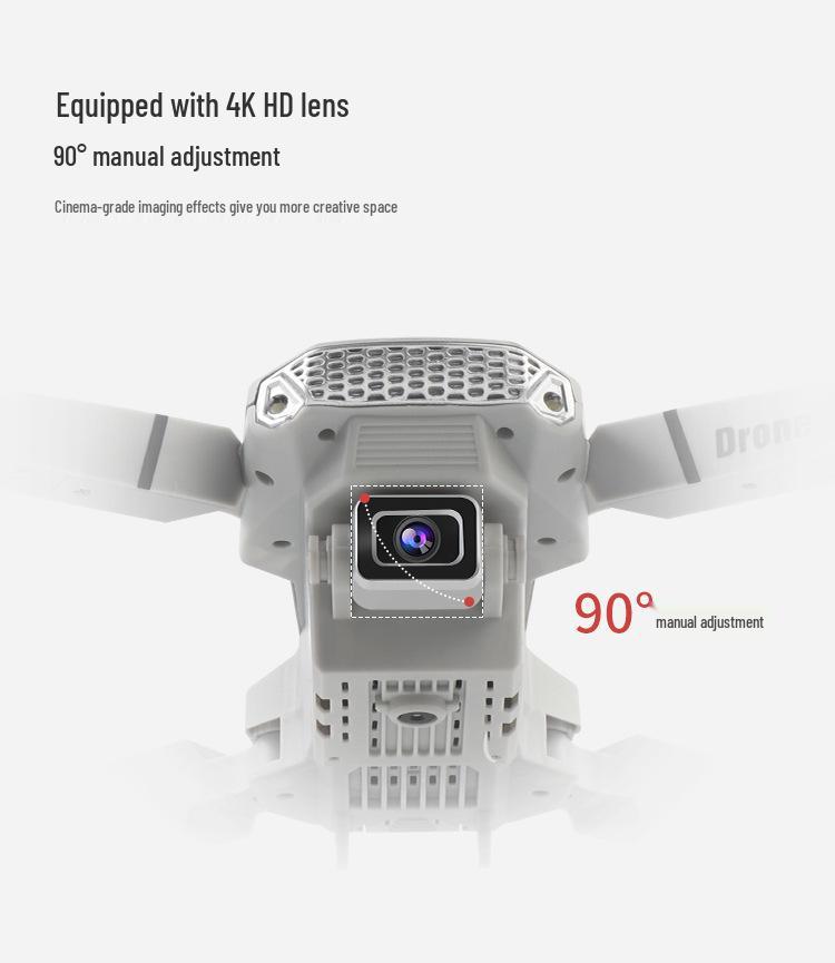 E88 4K Dual Camera Drone for Kids: Aerial Photography Remote Control Quadcopter Toy