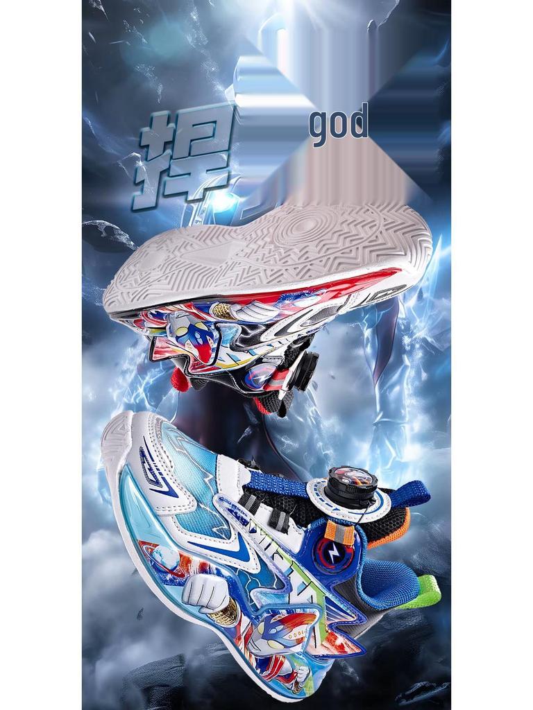 Boys' Light-Up Cartoon Sneakers: 2025 Non-Slip Soft Sole Kids' Running Shoes for Autumn/Winter