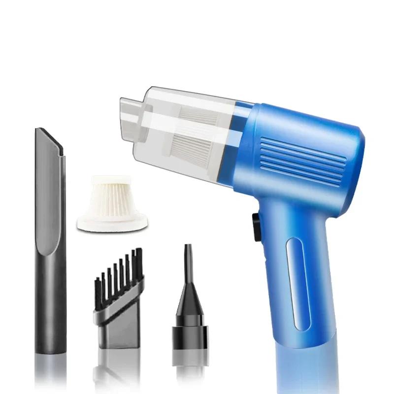 Mașină de curățat portabilă fără fir puternică Aspirator pentru mașină Mini aspirator portabil cu aspirație puternică pentru mașină și casă