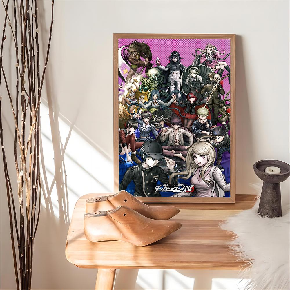 Anime Game Danganronpa Classic Vintage Posters Vintage Room Home Bar Cafe Decor Nordic Home Decor