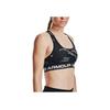 Under Armour Crossback Solid Print Comfortable Lightweight Training Medium Intensity Sports Bra Women Underwear Black 1362247-001