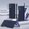 Wristband Holder Hinge Phone Case For Samsung Galaxy Z Fold 8ultra 7  With Pen Slot & S Pen Screen Protector Film Protect Cover