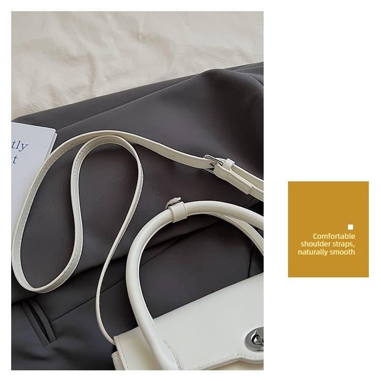 Lock Handheld Small Square Bag Women's Versatile Shoulder Bag