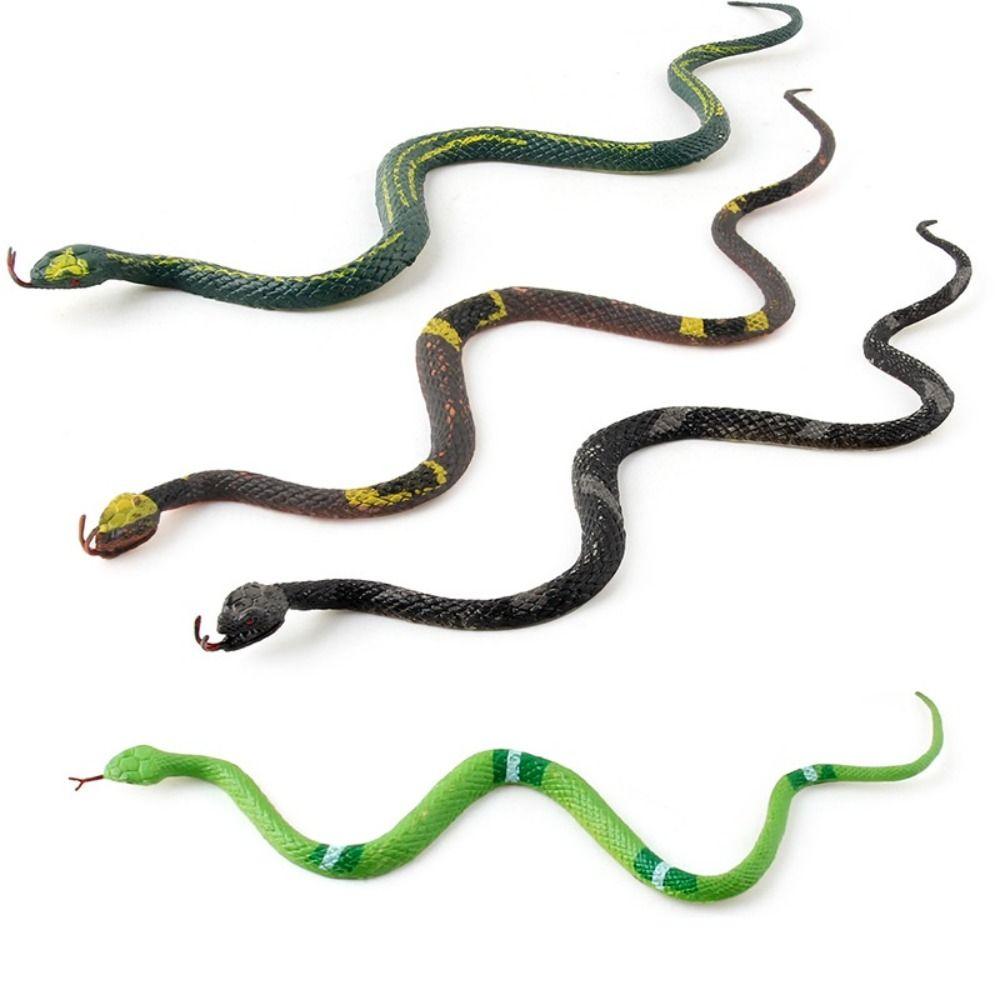 Wild Animal Simulation Snake Model Artificial Figurines Snake Action Figure  Tricky Toys