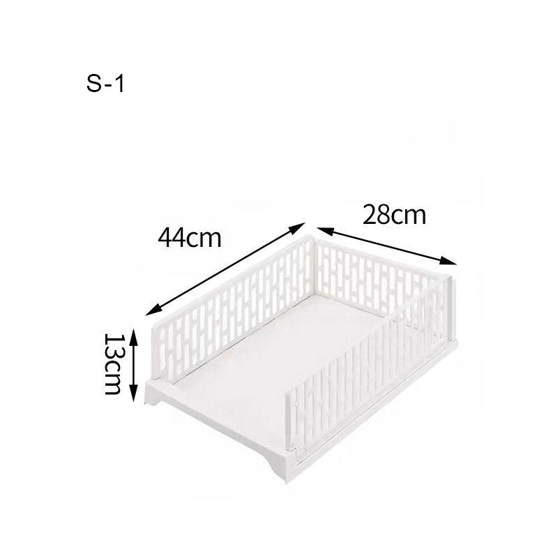 

New Multipurpose Portable Rounded Edge Clothes Socks Underwear Closet Organizer Shelf Storage Basket for Living Room