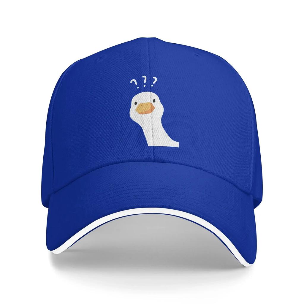 Summer Casual Baseball Cap White Goose Eyes Full of Wisdom Outdoor Sport Hip Hop Hats For Unisex Adult Breathable Classic Caps