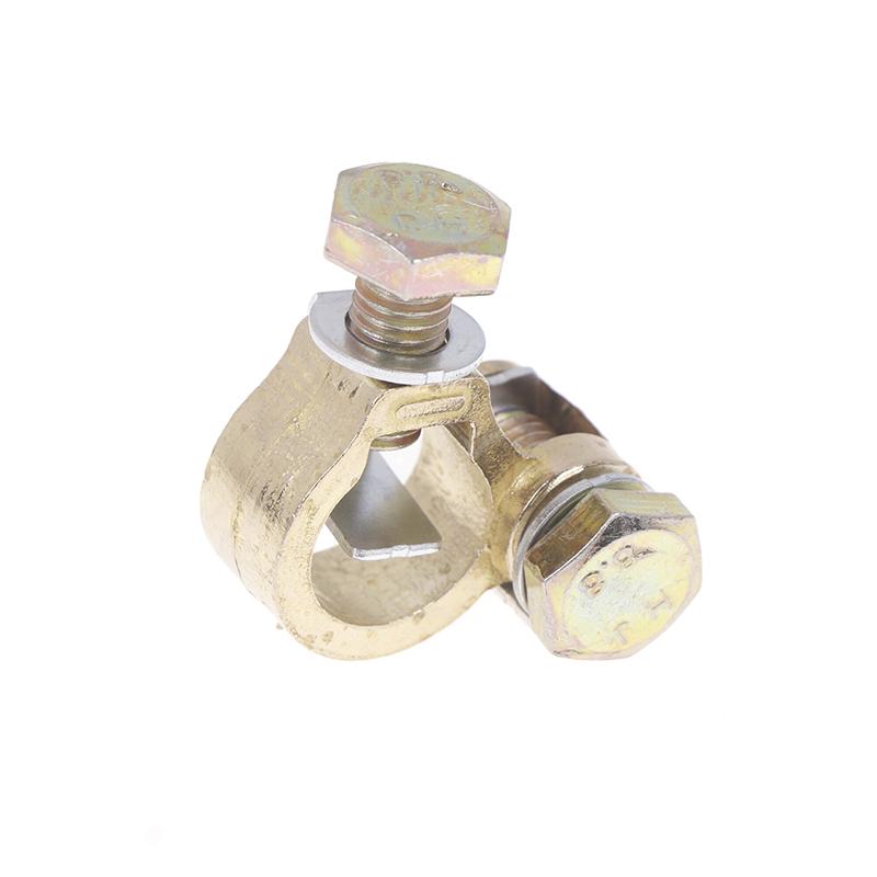 2 Stück Multifunktionaler Batterieklemmen Reiner Kupfer Batteriekontakt Automobil LKW Universal Reiner Kupfer Batterieklemme