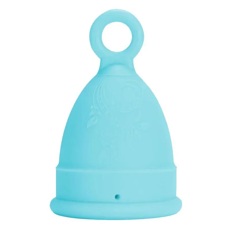 Size S/L Menstrual Cup Medical Silicone Lady Feminine Hygiene Copa Women Period Soft Grade with Storage Case Leak-proof Reusable
