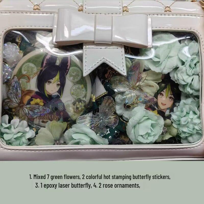 Decoration Filler Material Pack: DIY Handmade Accessories Set with Tanmei Zha Background Paper and Bag