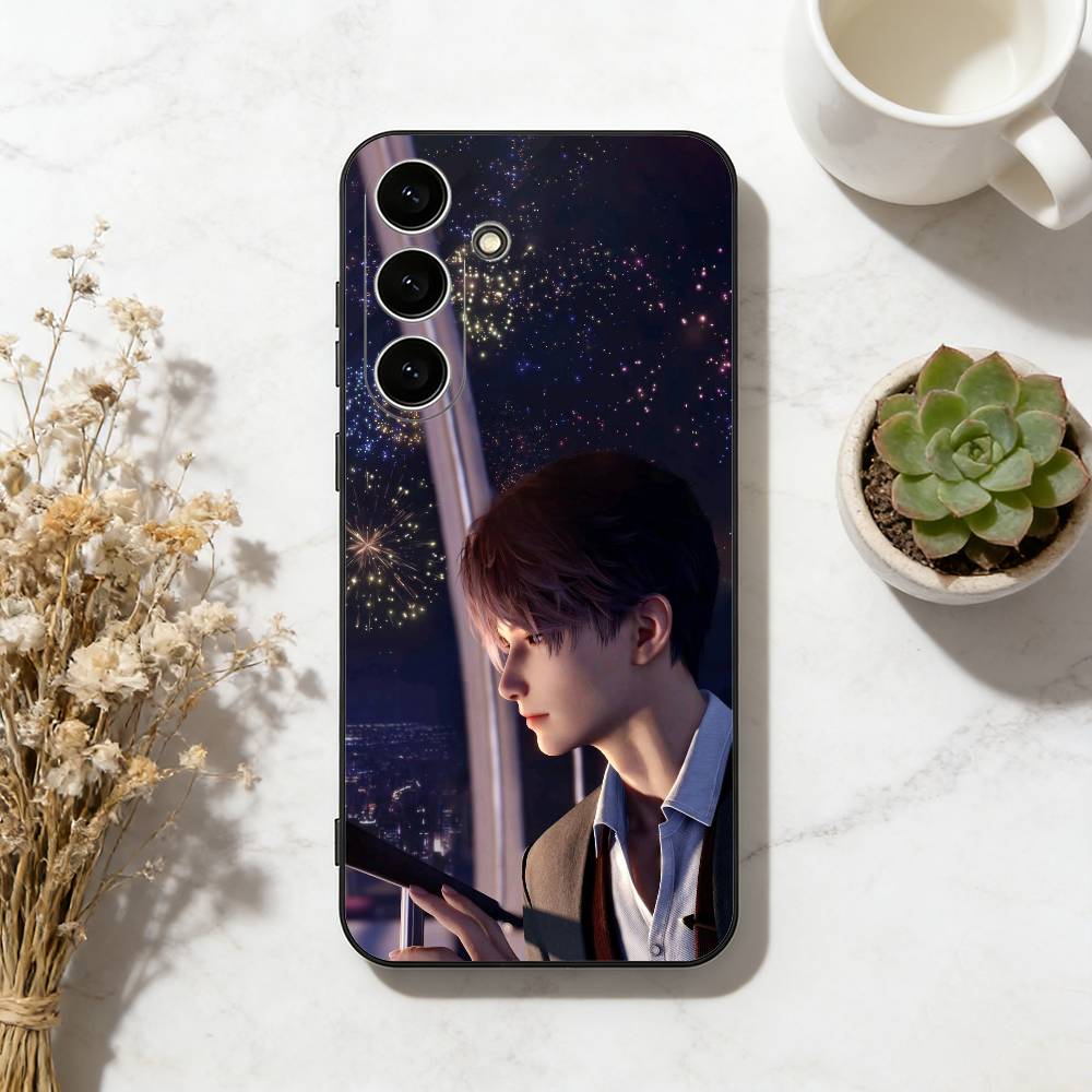 

Game L-love And Deepspac Phone Case For Samsung Galaxy A73,A72,A71,A70,A53,A52,A51,Soft Black Shell Samsung a21s