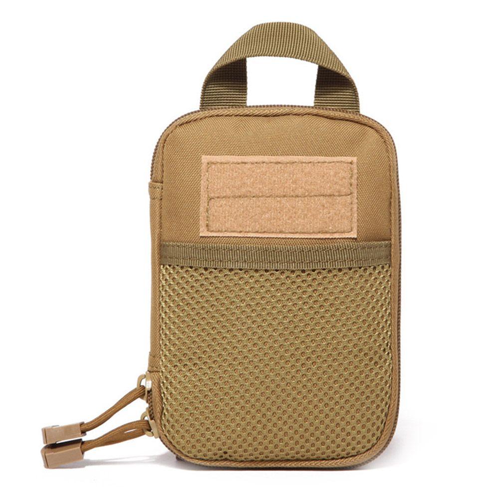 Zipper Nylon Wallet EDC Molle Pouch Belt Bag Waist Pack Phone Bag