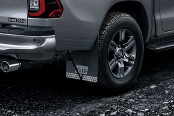 

TRD MS328-0K004 Mud Flaps, Black, for Toyota Hilux (12# Series) GR PARTS