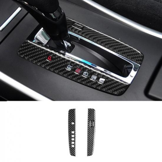 Carbon Fiber Interior Gear Shift Light Frame Cover For 2013-2017 Honda Accord