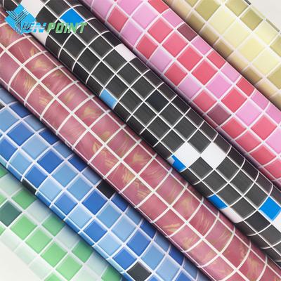 Yunpoint Kitchen Oil-Proof Diy Decorative Film Water-Repellent Self-Adhesive Wall Cover Bathroom Toilet Thick Mosaic Tile Wall Sticker