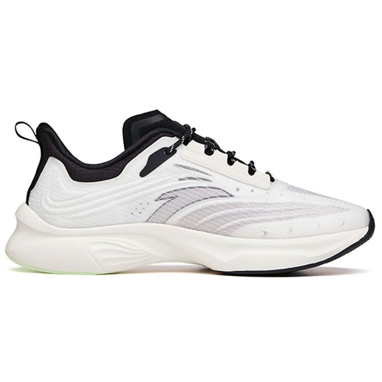 Anta Technologie Edge Comfort Sportovní odpružení Protiskluzové Odolné proti opotřebení Nízké ležérní Běžecké boty Pánské tenisky Bílá Šedá Černá 912135588-2