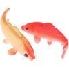 X Hot Popcorn 40Pcs Mini Koi Fish Mini Goldfish Figurines Miniature Koi Fish Tiny Fish Fairy Garden Supplies