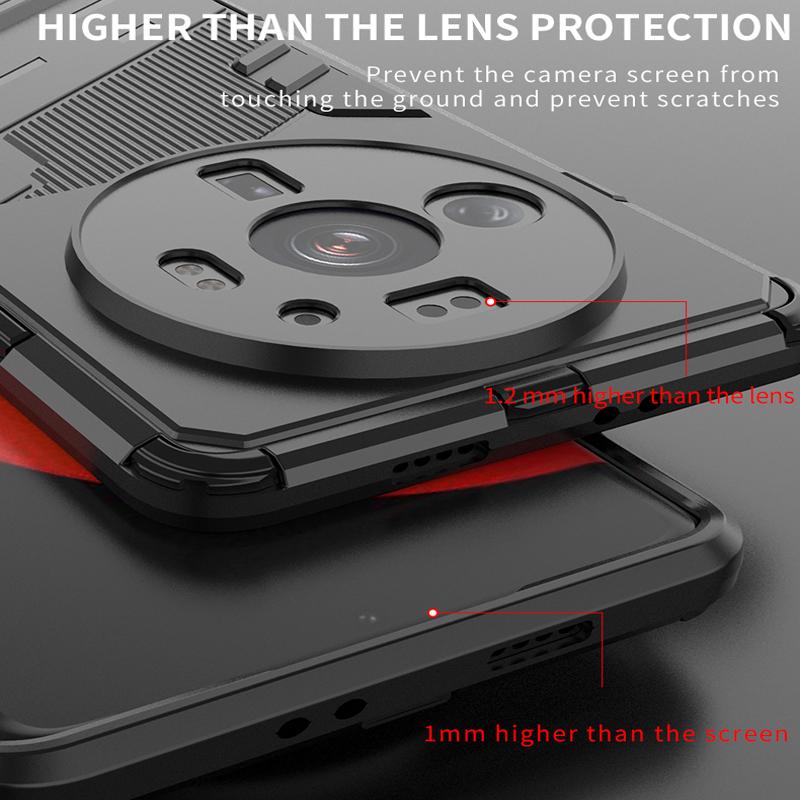 Shockproof Case For Xiaomi 12T Pro Mi 12S Ultra Mi12 Lite Bumper Armor Holder Back Coque for Redmi Note 12 Pro 12C Phone Cover