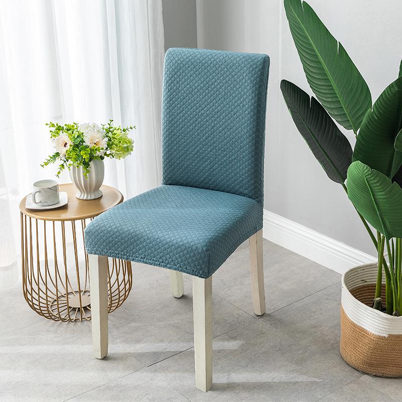 

Бытовой совместный простой эластичный универсальный чехол для сиденья, вязаный чехол для табурета, тканевый клетчатый чехол для обеденного стула, утолщенный чехол для стула 45cm