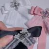 Fabric Lace Bowknot Brooches For Women   Corsage Shirt Collar Pin Luxulry Jewelry Accessories