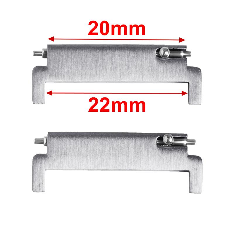 Adaptéry řemínku hodinek 20 mm na 18 mm 20 mm 22 mm na 22 mm 22 mm na 20 mm Kolíky s rychlým uvolněním Konektory Řemínek Pružinové tyčinky Příslušenství 2 ks