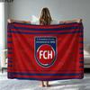FC Heidenheim Print Flanelldecke Hohe Qualität Warm Bequem Decke für Alle Jahreszeiten Perfekt für Geschenke Heimdekoration