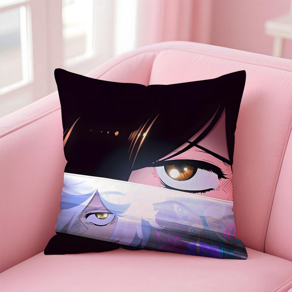 1PCS HHellS Paradises Anime Style Cushion Cover Pillowcase Short Plush Invisible zipper Room Sofa Cushion Cover