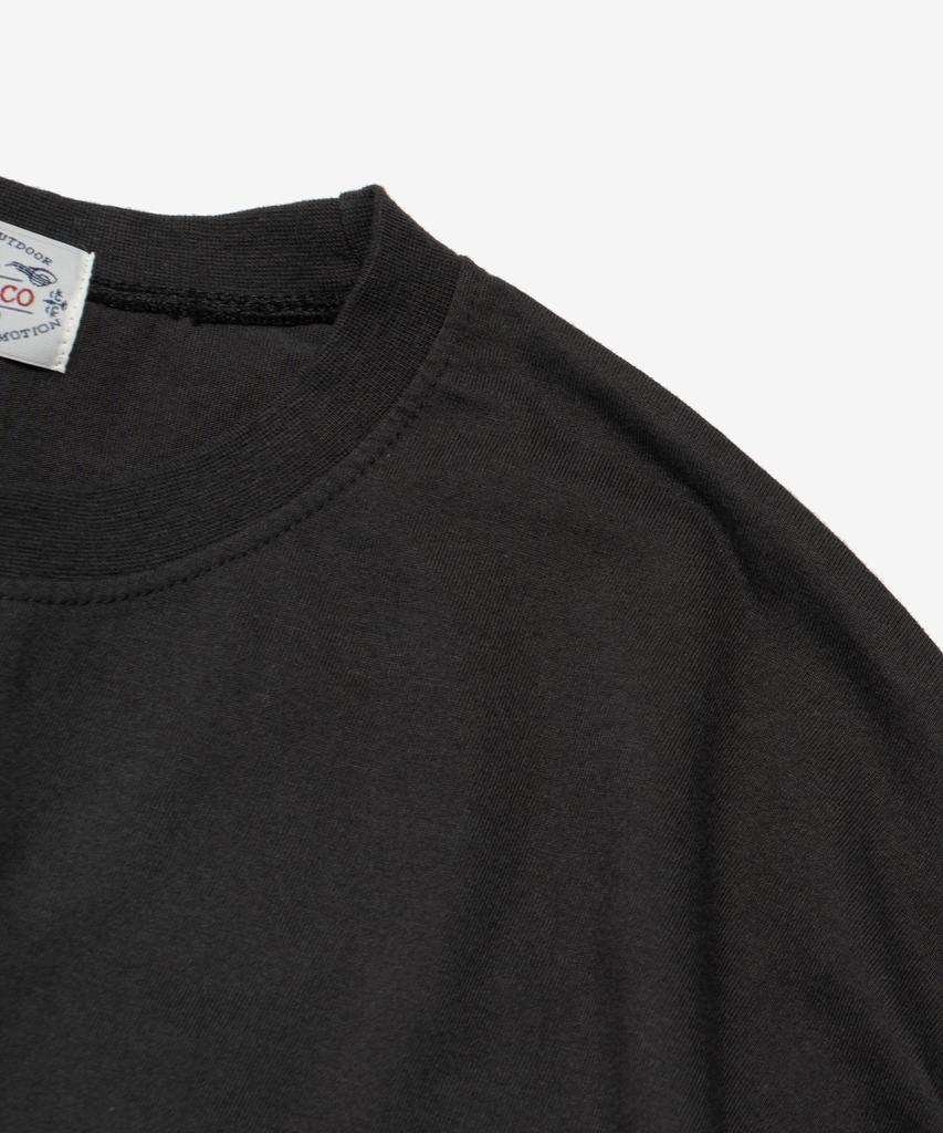 Wogseuaenko Layered Washed Short Sleeve T-Shirt (Charcoal)